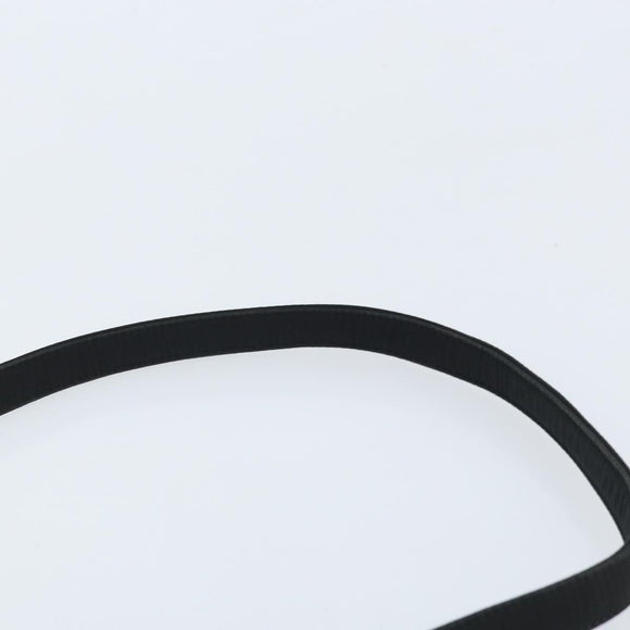 Christian Dior Shoulder Bag Nylon Black Gold Auth mr2173