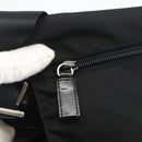 PRADA Umhängetasche Nylon Schwarz Silber Auth mr2174-19
