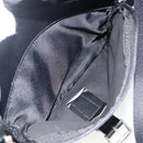 PRADA Umhängetasche Nylon Schwarz Silber Auth mr2174-25