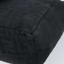 FENDI Zucca Canvas Draagtas Zwart Zilver Auth mr2177-12