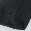 FENDI Zucca Canvas Draagtas Zwart Zilver Auth mr2177-13