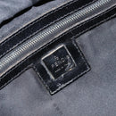 FENDI Zucca Canvas Draagtas Zwart Zilver Auth mr2177-16
