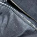 FENDI Zucca Canvas Draagtas Zwart Zilver Auth mr2177-22