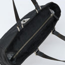 FENDI Zucca Canvas Draagtas Zwart Zilver Auth mr2177-6