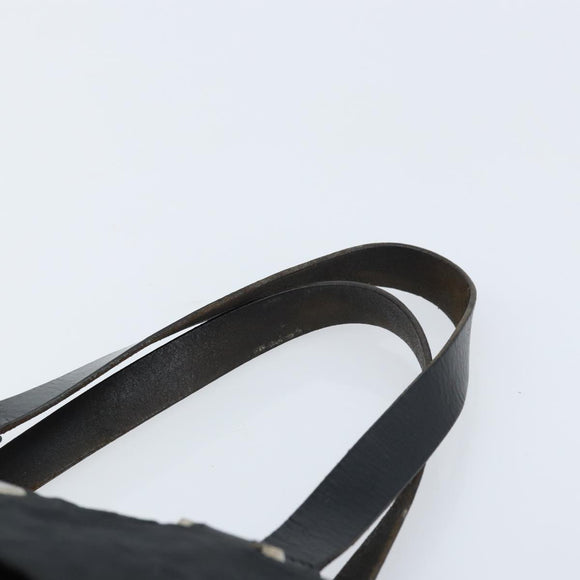 FENDI Zucca Canvas Draagtas Zwart Zilver Auth mr2177