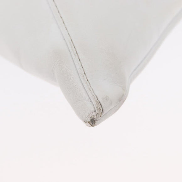 Maison Margiela Hand Bag Leather White Auth mr2179