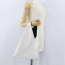 Maison Margiela Hand Bag Leather White Auth mr2179-19