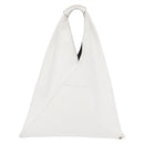 Maison Margiela Hand Bag Leather White Auth mr2179-2