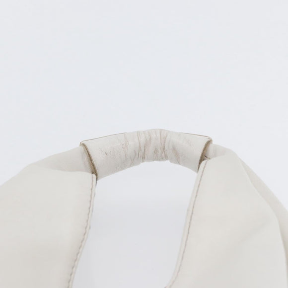 Maison Margiela Hand Bag Leather White Auth mr2179