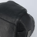 BURBERRY Blue Label Shoulder Bag Leather Black Silver Auth mr2180-15