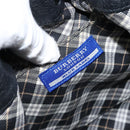 BURBERRY Blue Label Shoulder Bag Leather Black Silver Auth mr2180-10