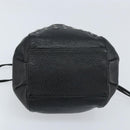 BURBERRY Blue Label Shoulder Bag Leather Black Silver Auth mr2180-6