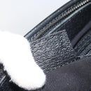 GUCCI GG Canvas Web Sherry Line Tote Bag Black Silver 132898 Auth mr2181-12