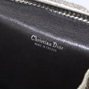 Christian Dior Trotter Canvas Chain Shoulder Bag Gold Auth mr2183-11