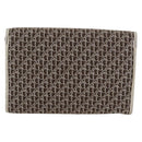 Christian Dior Trotter Canvas Chain Shoulder Bag Gold Auth mr2183-2