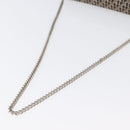 Christian Dior Trotter Canvas Chain Shoulder Bag Gold Auth mr2183-7
