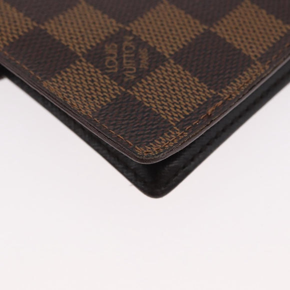 LOUIS VUITTON Damier Ebene Agenda PM Tagesplaner-Einband R20700 LV Auth mr2184