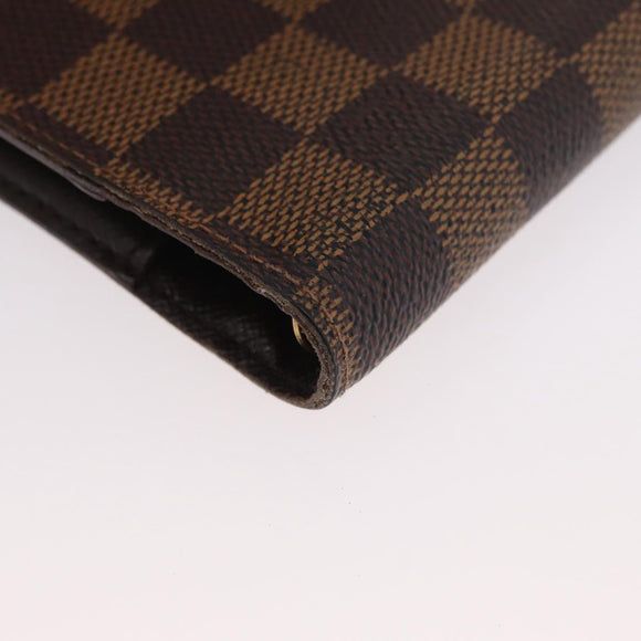 LOUIS VUITTON Damier Ebene Agenda PM Tagesplaner-Einband R20700 LV Auth mr2184