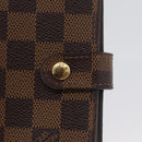 LOUIS VUITTON Damier Ebene Agenda PM Tagesplaner-Einband R20700 LV Auth mr2184-17