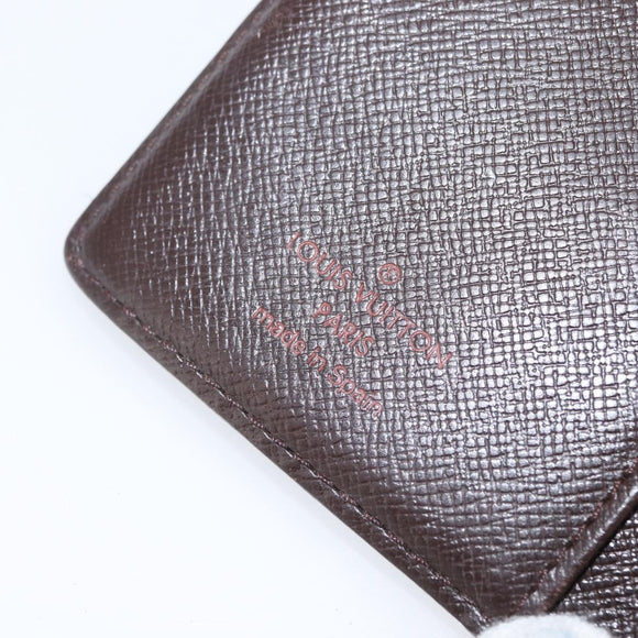LOUIS VUITTON Damier Ebene Agenda PM Tagesplaner-Einband R20700 LV Auth mr2184