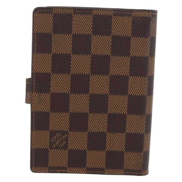 LOUIS VUITTON Damier Ebene Agenda PM Tagesplaner-Einband R20700 LV Auth mr2184