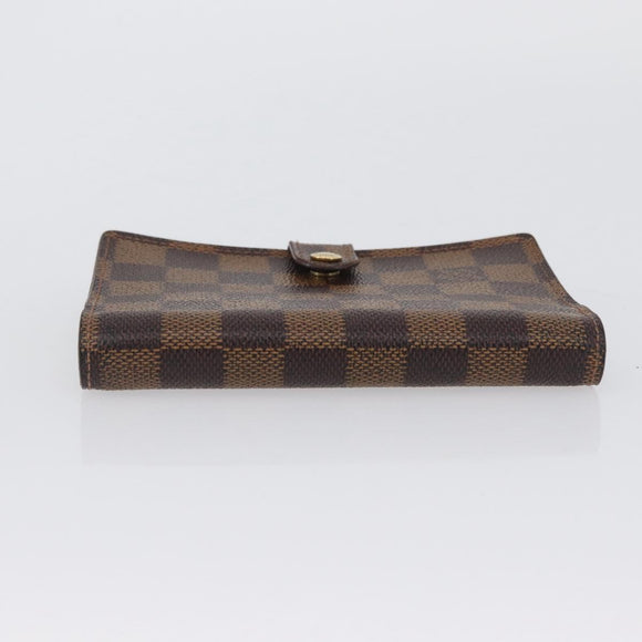 LOUIS VUITTON Damier Ebene Agenda PM Tagesplaner-Einband R20700 LV Auth mr2184