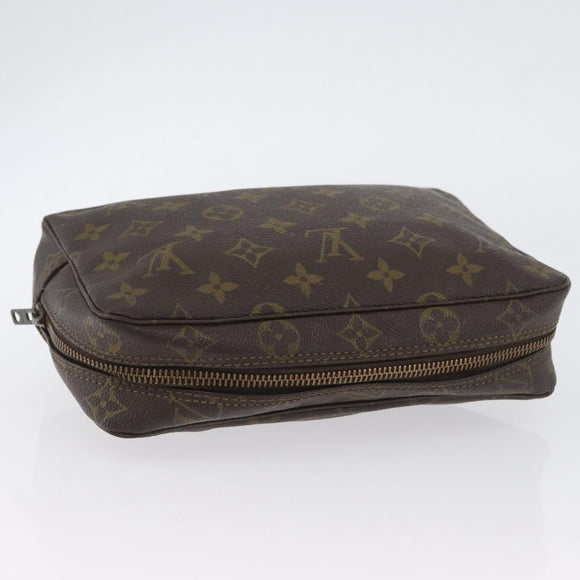 LOUIS VUITTON Monogram Trousse Toilette 23 Clutch Bag M47524 LV Auth mr2186