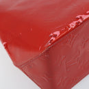 LOUIS VUITTON Monogram Vernis Reade PM Hand Bag Red Rouge M91088 LV Auth mr2188-18