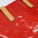 LOUIS VUITTON Monogram Vernis Reade PM Hand Bag Red Rouge M91088 LV Auth mr2188-9