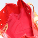 LOUIS VUITTON Monogram Vernis Reade PM Hand Bag Red Rouge M91088 LV Auth mr2188-20