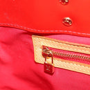 LOUIS VUITTON Monogram Vernis Reade PM Hand Bag Red Rouge M91088 LV Auth mr2188-22