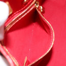 LOUIS VUITTON Monogram Vernis Reade PM Hand Bag Red Rouge M91088 LV Auth mr2188-23