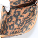 MCM Vicetos Logogram Accessory Pouch PVC Leather Brown Gold Auth mr2192-16