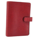 LOUIS VUITTON Epi Agenda MM Dagplanner Omslag Rood R20047 LV Auth mr2194-1