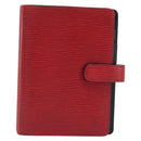 LOUIS VUITTON Epi Agenda MM Dagplanner Omslag Rood R20047 LV Auth mr2194-13