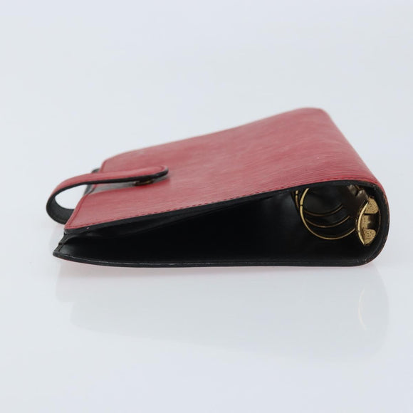 LOUIS VUITTON Epi Agenda MM Dagplanner Omslag Rood R20047 LV Auth mr2194