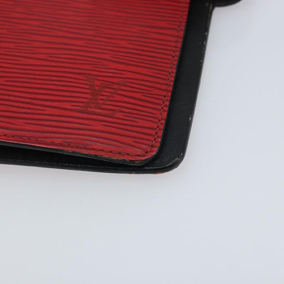 LOUIS VUITTON Epi Agenda MM Dagplanner Omslag Rood R20047 LV Auth mr2194