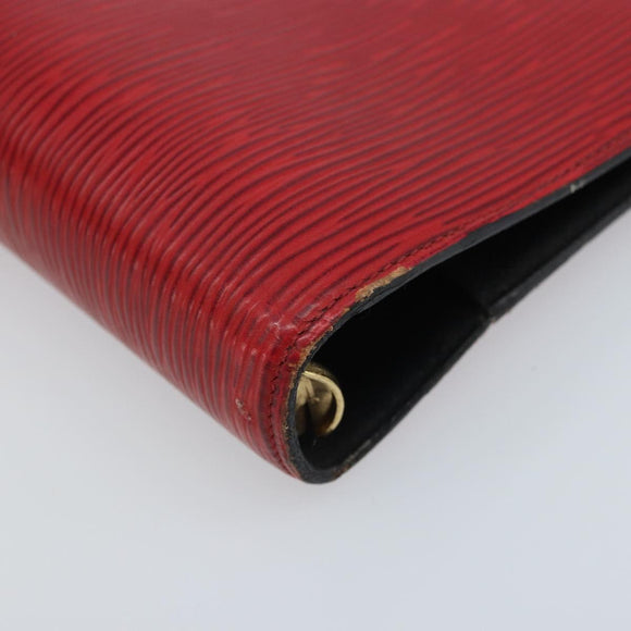 LOUIS VUITTON Epi Agenda MM Dagplanner Omslag Rood R20047 LV Auth mr2194