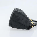 MCM Vicetos Logogram Hand Bag Nylon Black Gold Auth mr2197-3