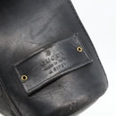 GUCCI GG Canvas Shoulder Bag Black Gold 91761 Auth mr2200-10