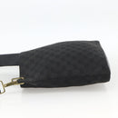 GUCCI GG Canvas Shoulder Bag Black Gold 91761 Auth mr2200-3
