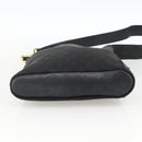 GUCCI GG Canvas Shoulder Bag Black Gold 91761 Auth mr2200-5