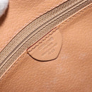 CELINE Macadam Canvas Shoulder Bag PVC Leather Brown Gold Auth mr2202-16