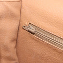CELINE Macadam Canvas Shoulder Bag PVC Leather Brown Gold Auth mr2202-20