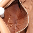 CELINE Macadam Canvas Shoulder Bag PVC Leather Brown Gold Auth mr2202-21