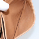 CELINE Macadam Canvas Shoulder Bag PVC Leather Brown Gold Auth mr2202-22