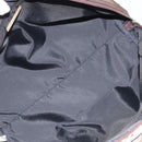 BURBERRY Hand Bag Nylon Brown Silver Auth mr2204-16