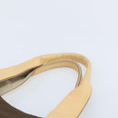 BURBERRY Hand Bag Nylon Brown Silver Auth mr2204-8