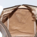 GUCCI GG Supreme Web Sherry Line Boston Bag PVC Beige Gold 40 02 007 Auth mr2206-19