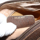GUCCI GG Supreme Web Sherry Line Boston Bag PVC Beige Gold 40 02 007 Auth mr2206-22